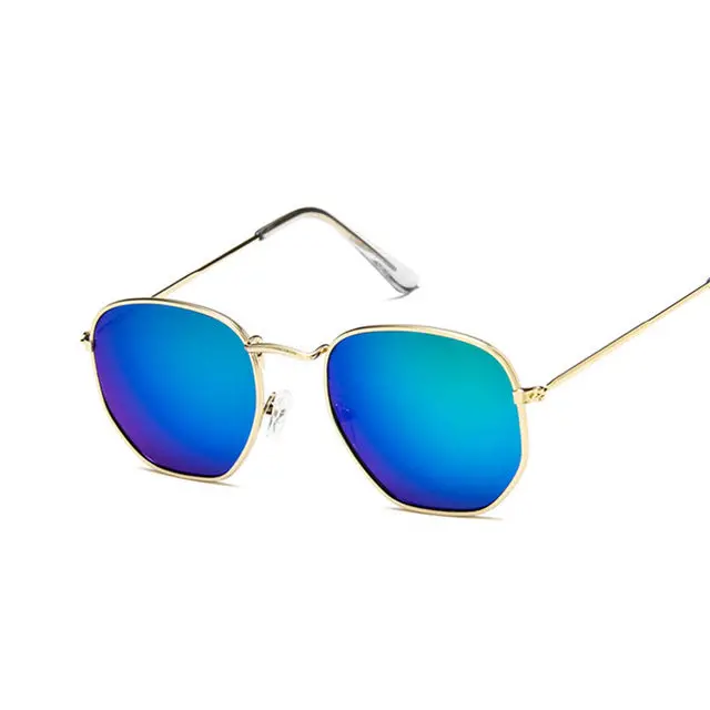 Vintage Square Sunglasses Women Men Shades Retro Classic Black Sun Glasses Female Male Luxury Brand Designer Oculos De Sol 7