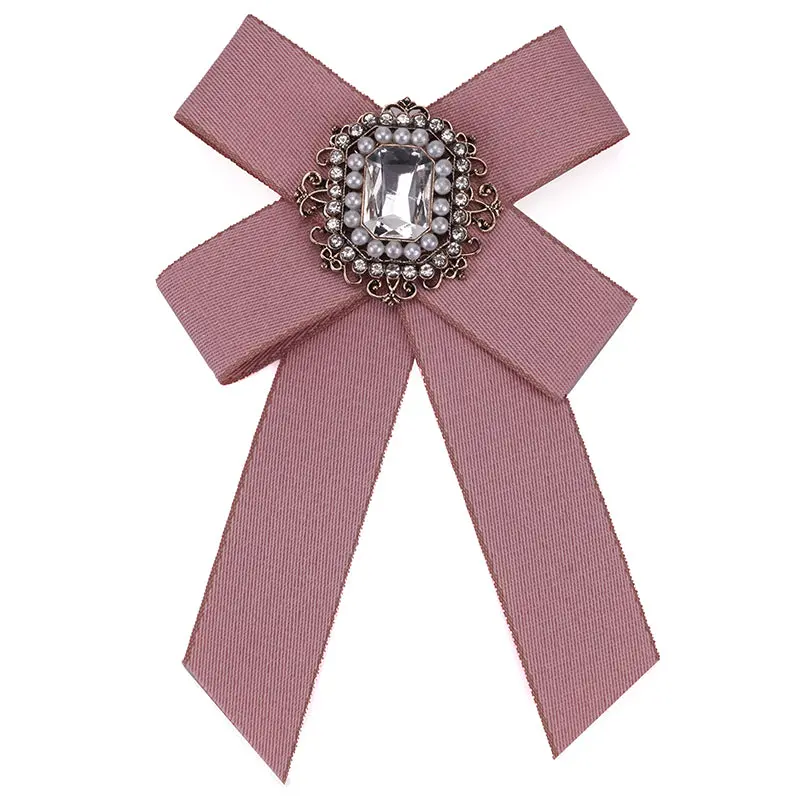 Solid Ribbon Polyester Bow Tie 1