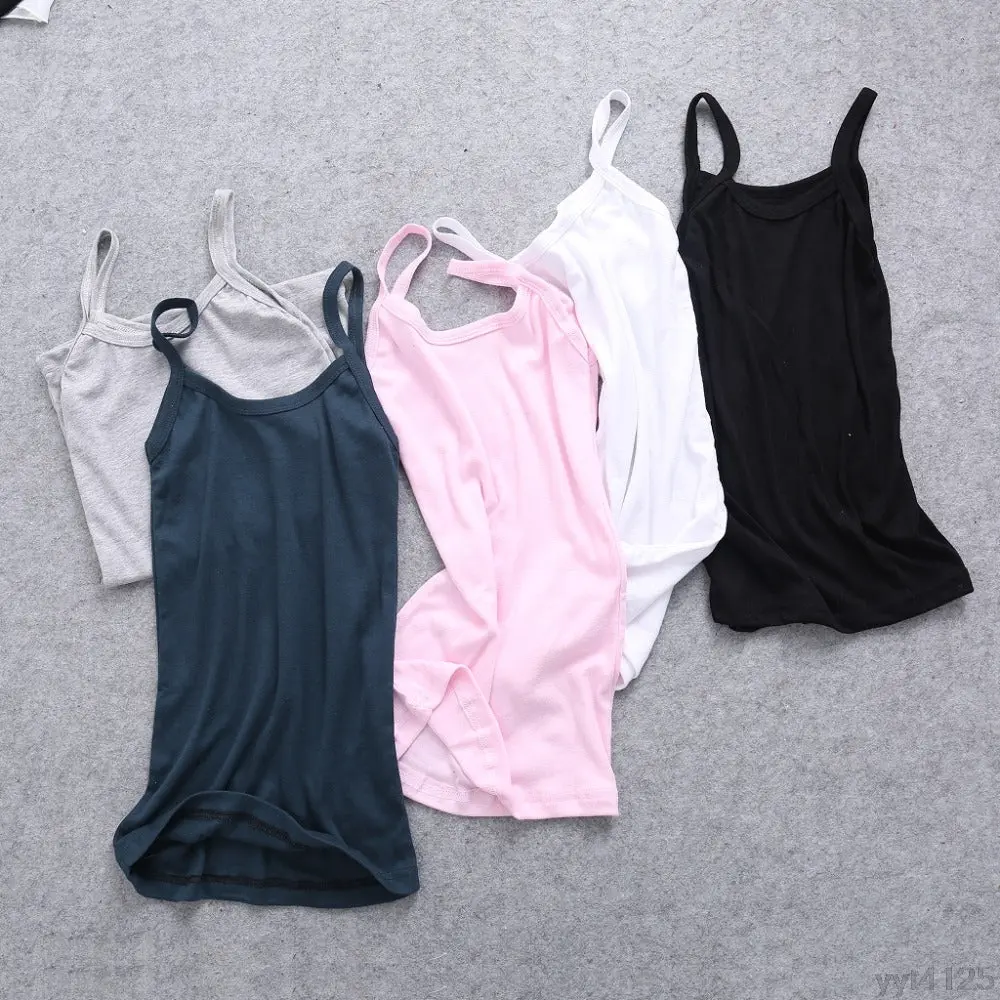 Summer Stretchable Backless Slim Sling Tank Tops 1