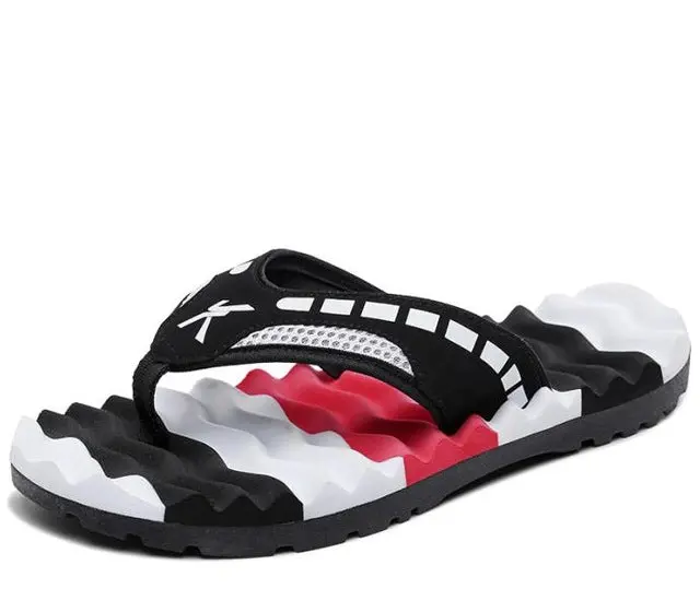 Blaibilton Men's Summer EVA Flip-Flops – Colorful Patchwork Massage Sandals for Beach & Casual Wear - Image 3