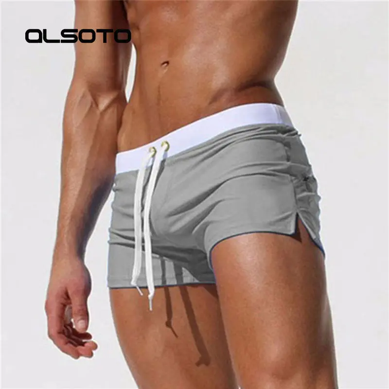 Alsoto New Men Swimwear Sexy Swimming Trunks Sunga Hot Swimsuit Mens Swim Briefs Beach Shorts Mayo Sungas De Praia Homens 1