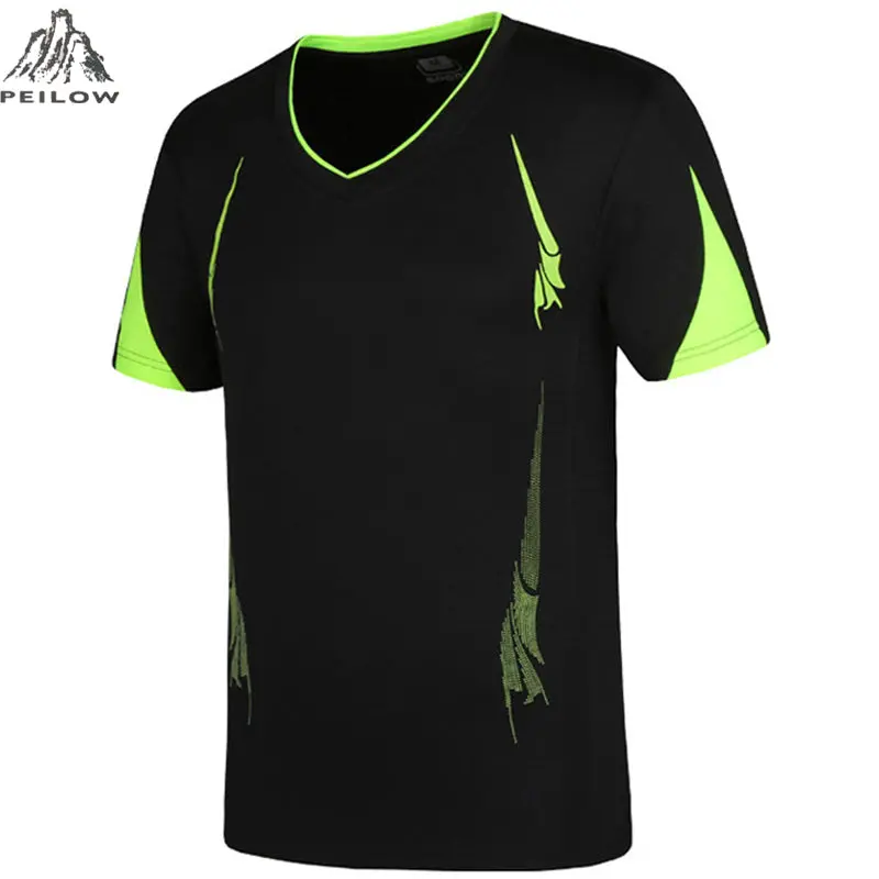 Peilow Big Size M~6Xl,7Xl,8Xl,9Xl Quick Dry Slim Fit Tops&Tees Men Printed T-Shirts Compression Shirt Tops Short Sleeve T Shirt 1