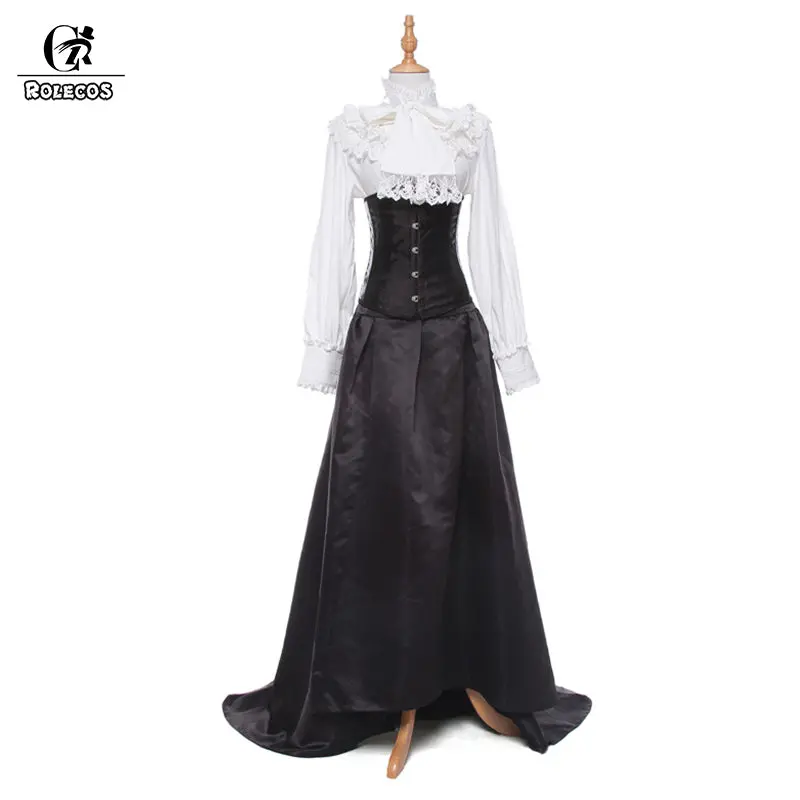 Rolecos Brand New Women Lolita Long Dress Gothic Style Lolita Vintage Victorian Dresses Cosplay Costumes 1