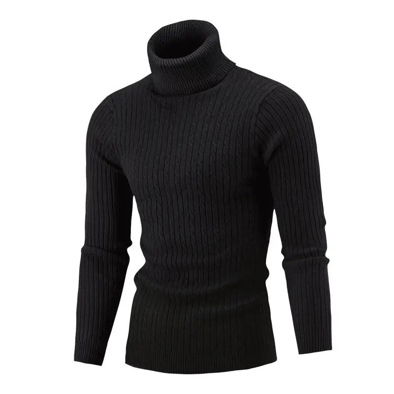 Jumper Turtleneck Jacquard Sweater 1