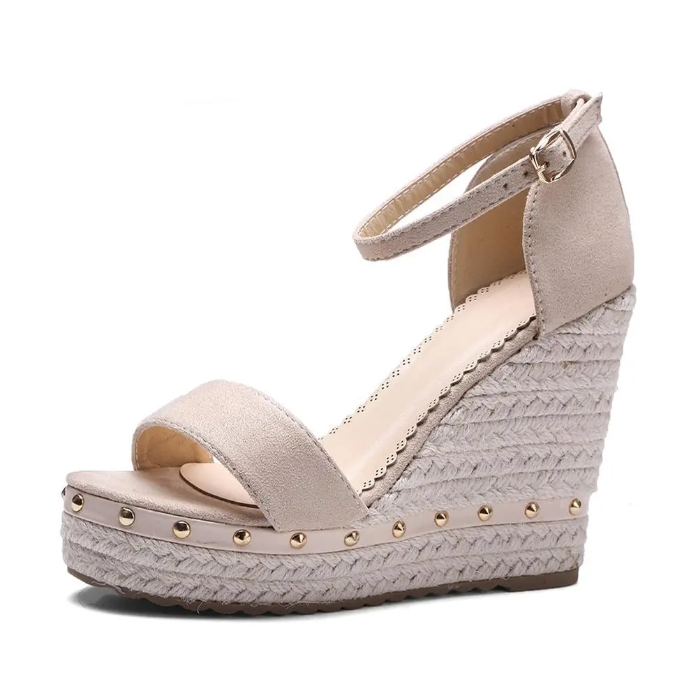 High Heels Shoes Ankle Strap Wedges 1