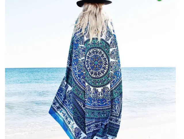 Boho Beach Blanket Sexy Women Cover Ups 1