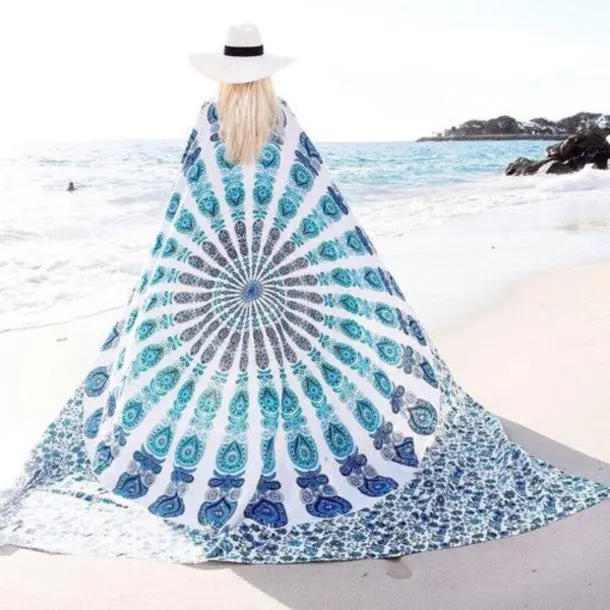 Boho Beach Blanket Sexy Women Cover Ups 4