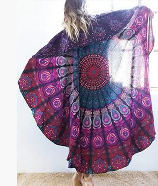 Boho Beach Blanket Sexy Women Cover Ups 4