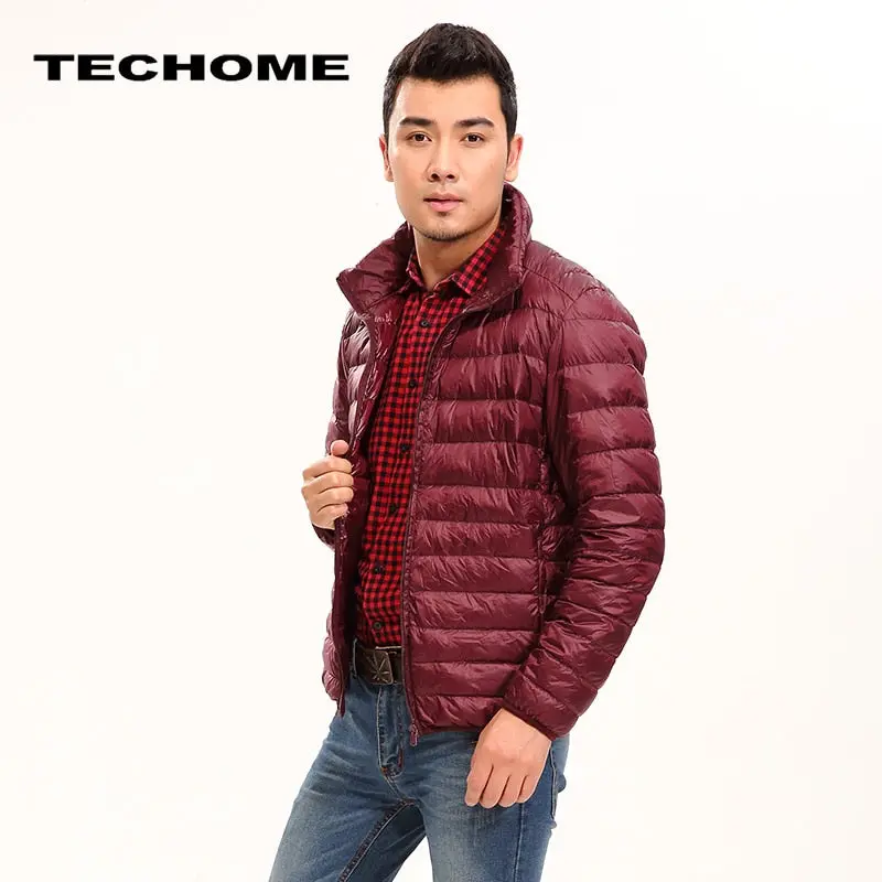 Brand Clothing Men Autumn Winter Duck Down Jacket Men Solid Breathable Jackets Men Outdoors Coats Parka Chaqueta Hombre Size 3Xl 1