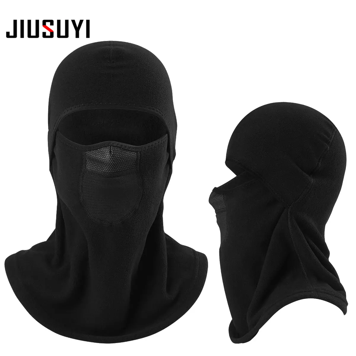 Breathable Wool Thermal Polar Fleece Neck Warmer Winter Balaclava Windproof Bicycle Snowboard Full Face Mask For Cold Weather 1
