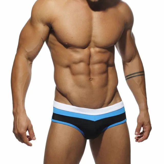 Men's Water-Repellent Push-Up Swim Trunks - Image 7