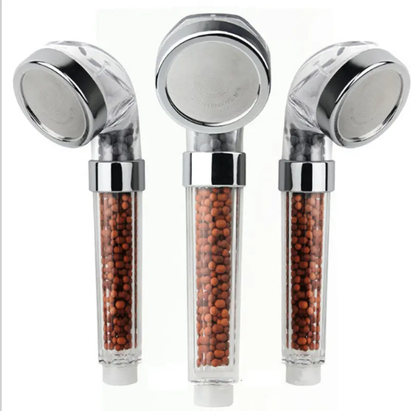 Spa Therapy Shower Head 30% Water Saving High Pressure Transparent Ionic Hand Shower Head Water Filter Rainfall Handheld Nozzle 1