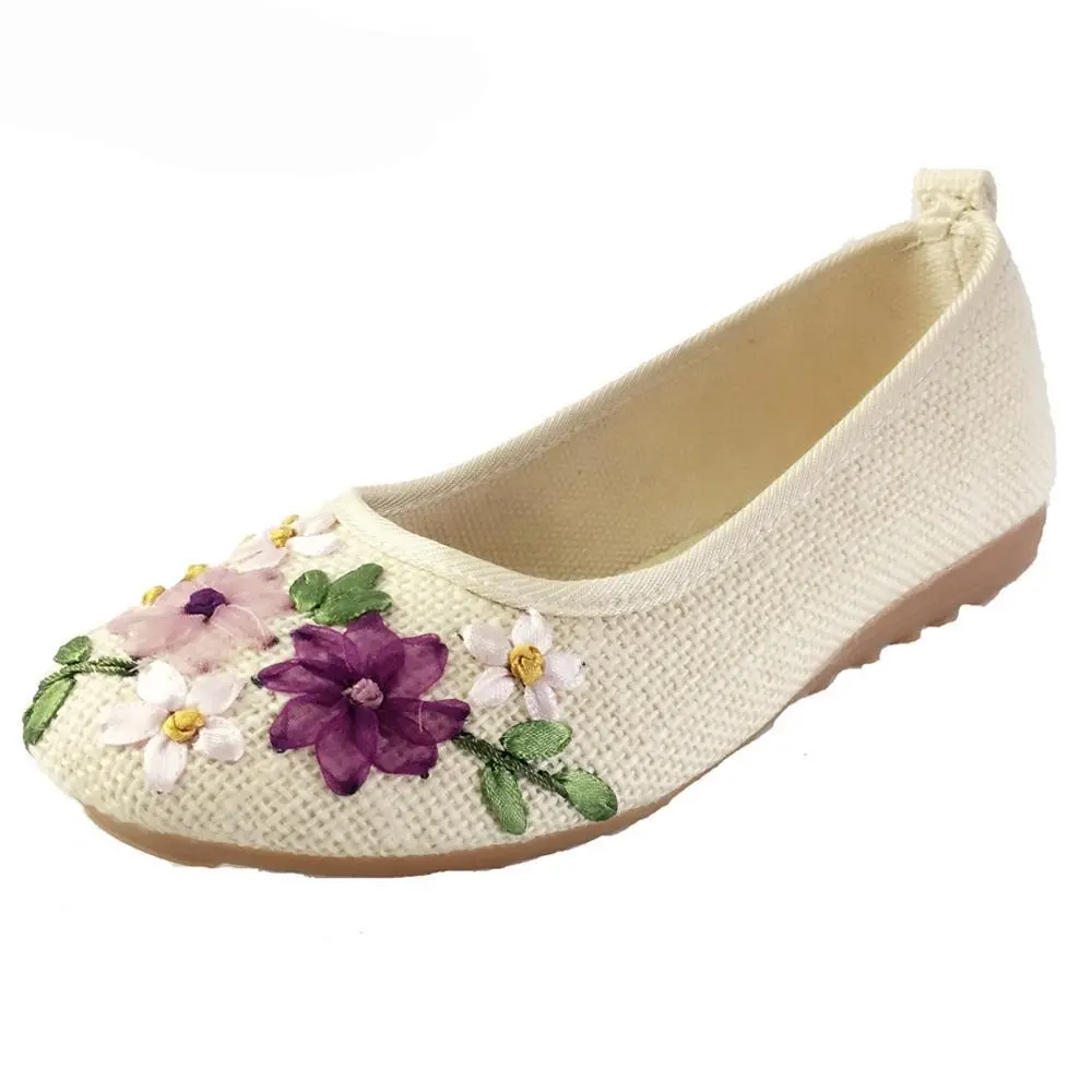 Comfortable Old Peking Ballerina Flat Shoes 1