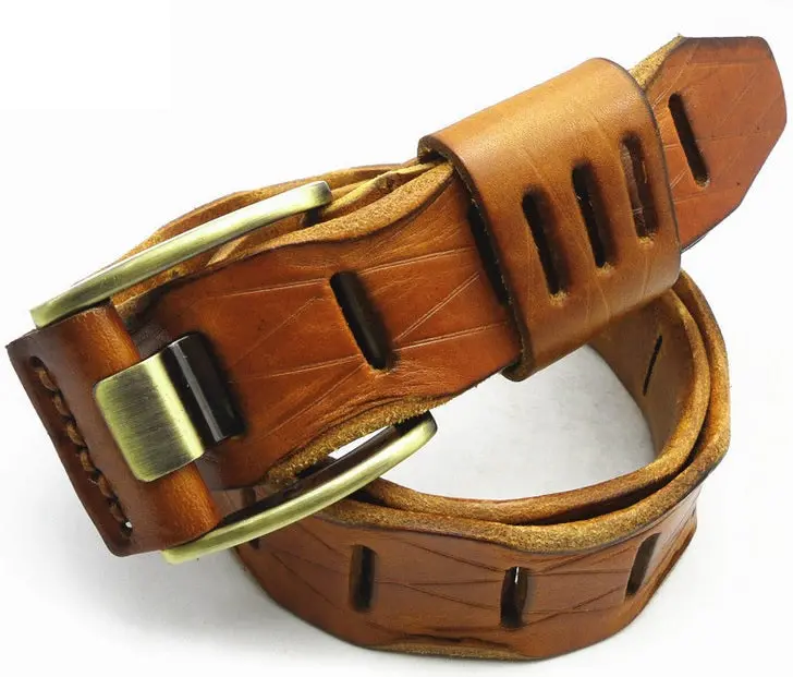 2018 New Stylish Mens Belts Luxury For Women 100% Real Genuine Leather High Quality Jeans Cowboy Hot Designer Cowgirl Camel Red 1