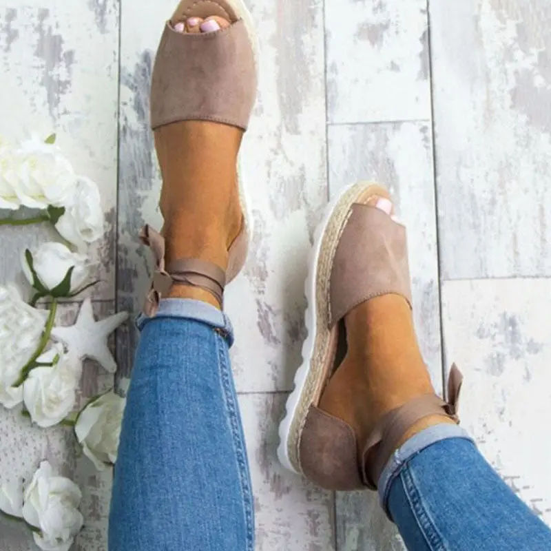 Plus Size 34-44 Flats Sandals Summer Women Sandals Fashion Casual Shoes For Woman European Rome Style Sandale Femme 1