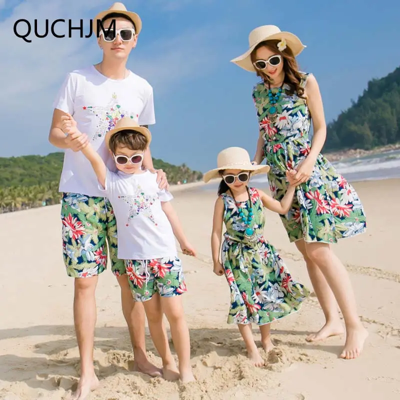 New Beach Family Matching Sets 1