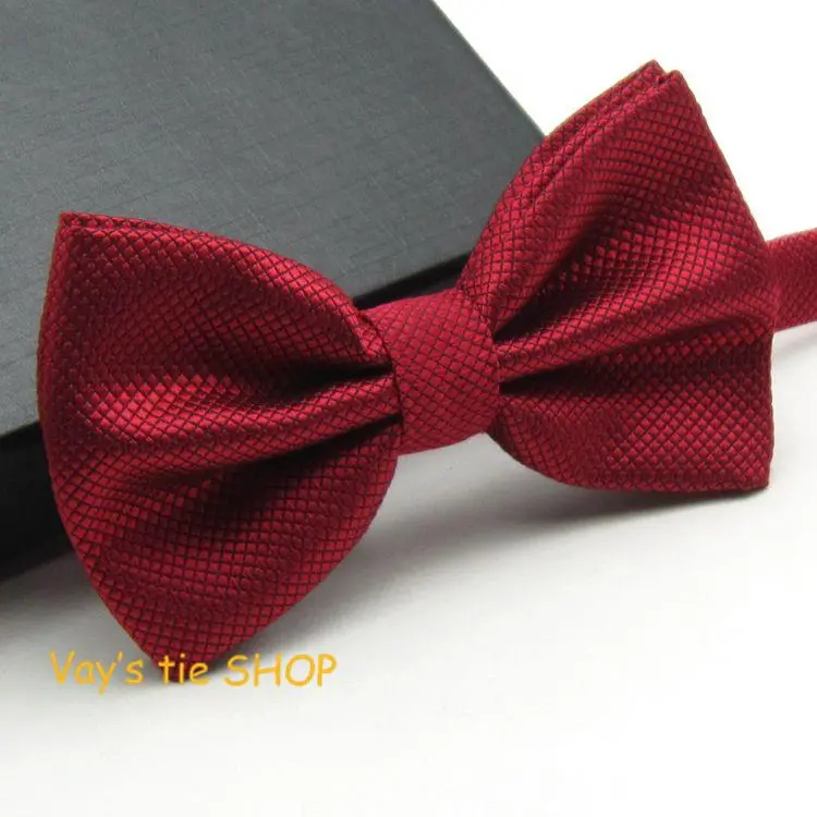 Jacquard Plaid Grid Leisure Bowtie 1