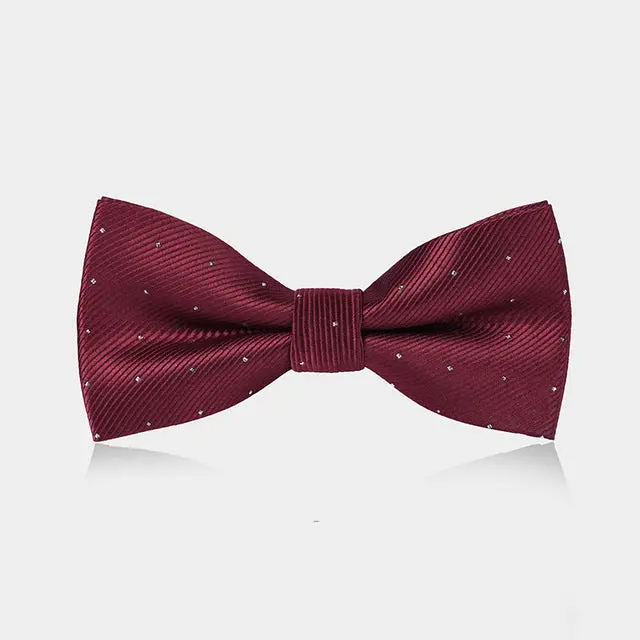 Veektie 2018 New Design Bow Ties For Men Wedding Party Business Bowtie Butterfly Black Red Blue Cravate Formal Tuxedo Bowtie 8