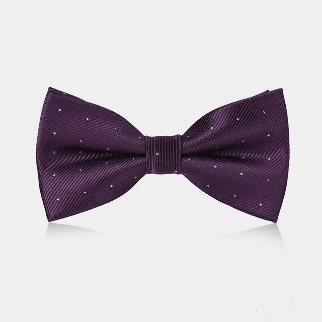 Veektie 2018 New Design Bow Ties For Men Wedding Party Business Bowtie Butterfly Black Red Blue Cravate Formal Tuxedo Bowtie 12