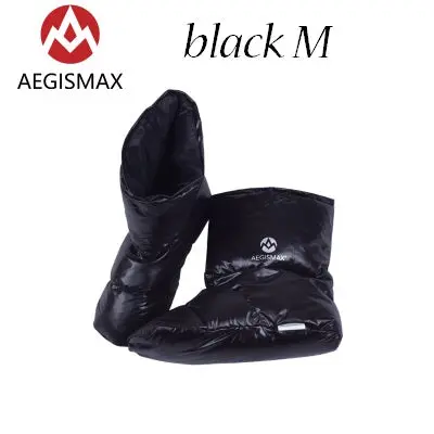 Aegismax Sleeping Bag Accessories Duck Down Slippers Camping Out Soft Sock Unisex Indoor/Warm Long Journey Lightweight 3