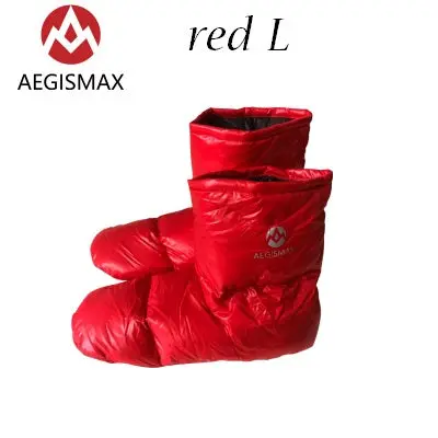Aegismax Sleeping Bag Accessories Duck Down Slippers Camping Out Soft Sock Unisex Indoor/Warm Long Journey Lightweight 4