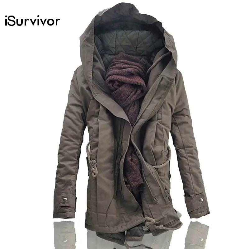 Isurvivor Men Jacket And Coats 2018 Winter Men Warm Coats Fashion Men Jackets Downs Casual Men Thick Outwears Plus Size 4Xl 5Xl 1