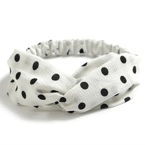Bohemian Style Elastic Headbands Boho Cross Floral Turban Girls Flower Hairbands Striped Headwrap Hair Accessories For Women 26