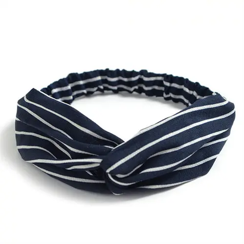 Bohemian Style Elastic Headbands Boho Cross Floral Turban Girls Flower Hairbands Striped Headwrap Hair Accessories For Women 28
