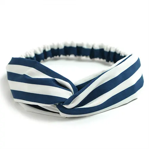 Bohemian Style Elastic Headbands Boho Cross Floral Turban Girls Flower Hairbands Striped Headwrap Hair Accessories For Women 22