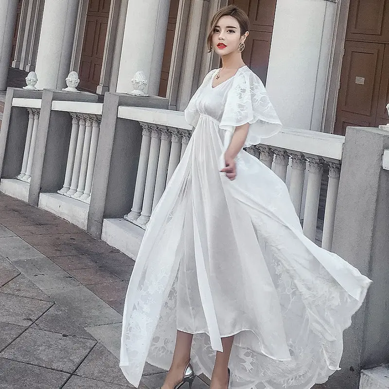Sophisticated Pattern Embroidery Dress 1