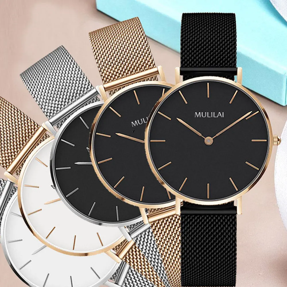 Luxury Brand Quartz Watch Women Fashion Rose Gold Steel Bracelet Watch Dw Watch Style  Ladies Dress Watch 32Mm Relogio Feminino 1