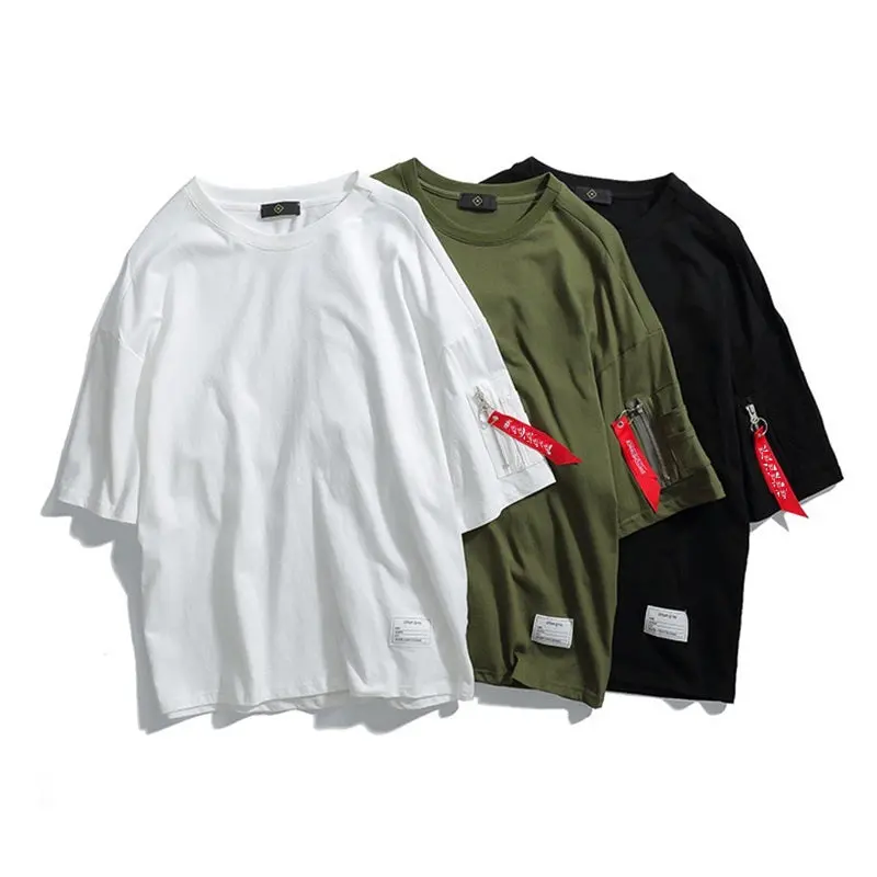 Asali Fashion Tees Men 2018 Brand Trending Clothing Cotton O-Neck T-Shirts Summer New Solid Slim Fit High Street Wear Top Tees 1