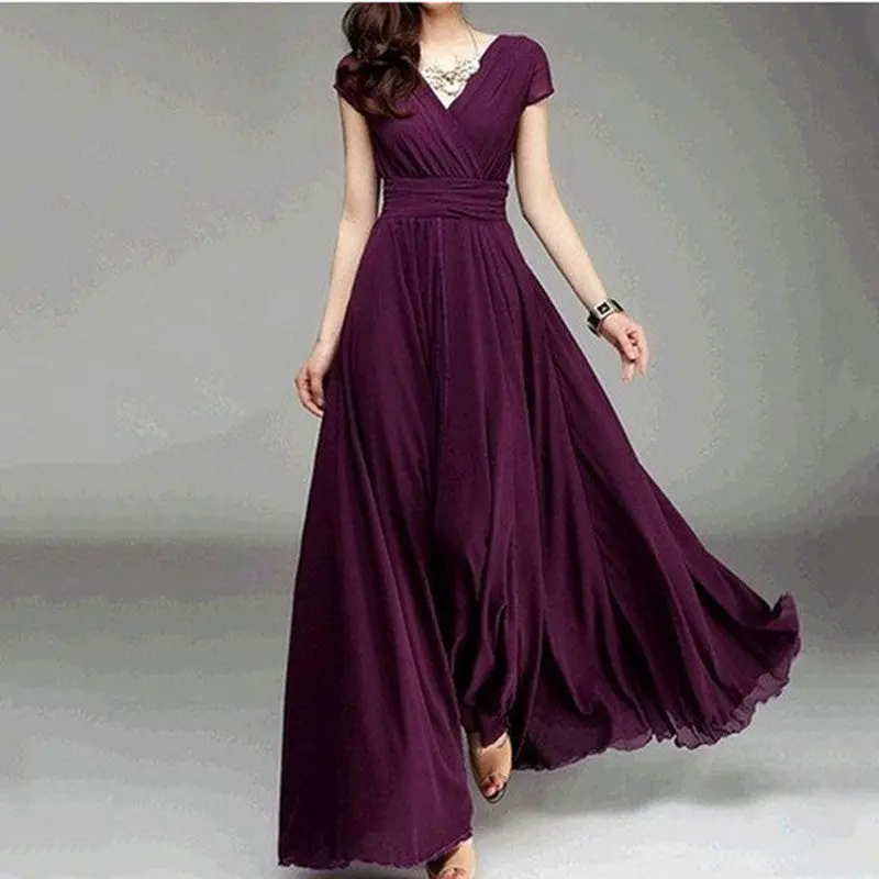 Sophisticated Maxi Fashion Dress 1