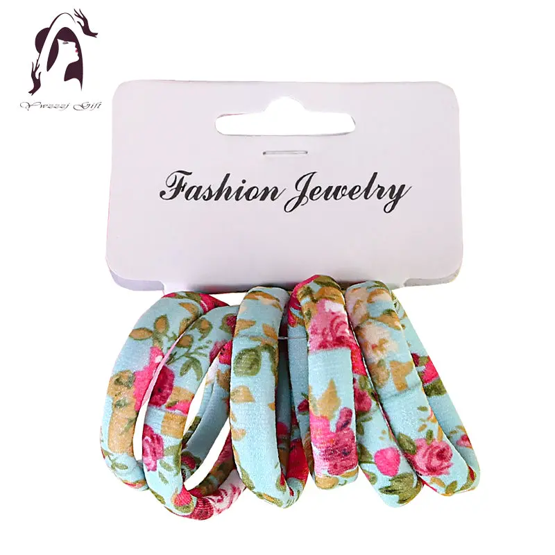 2018 Cheap Elastic Hair Bands Women Cotton Hair Ties Girls Hair Accessories Ponytail Rope Hairband Kids Drop Shipping Headwear 1