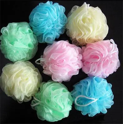 1Pcs New Body Cleaning Mesh Shower Wash Sponge Product Multicolour Bath Ball Bathsite Bath Tubs Cool Ball Bath Towel Scrubber 1