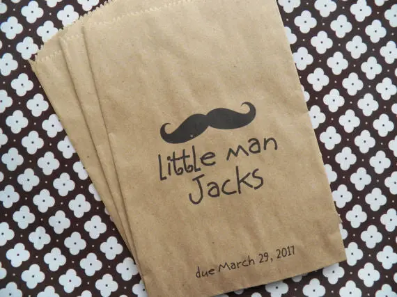Little Man Mustache Bags 1
