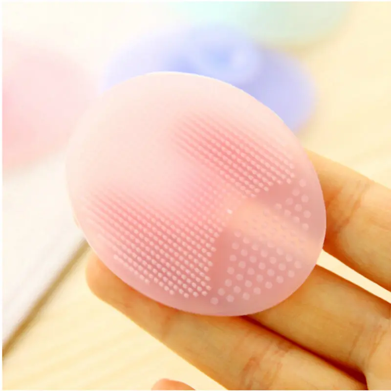 Cleaning Pad Wash Face Facial Exfoliating Brush Spa Skin Scrub Cleanser Tool Color Randomly 1