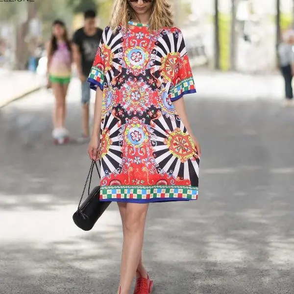 Printed Sun Dress 1