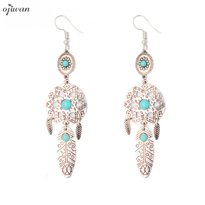 Tribal Earrings Hippie Chic Southwestern Earrings Aritos Boho Dangle Filigree Earrings Indian Native American Jewelry Navajo 1