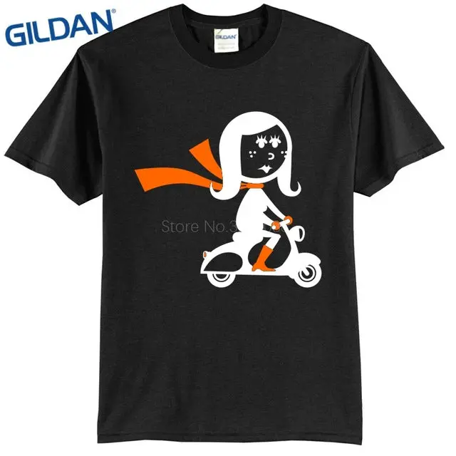Men's black rockabilly skull T-shirt — 100% cotton, casual short-sleeve graphic tee - Image 6