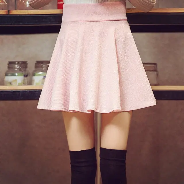 Clobee 2018 Woman Shorts Skirt Fashion High Waist Sexy Office Lady Skirts Female Elastic Mini Skirt Autumn Women Skirt 4