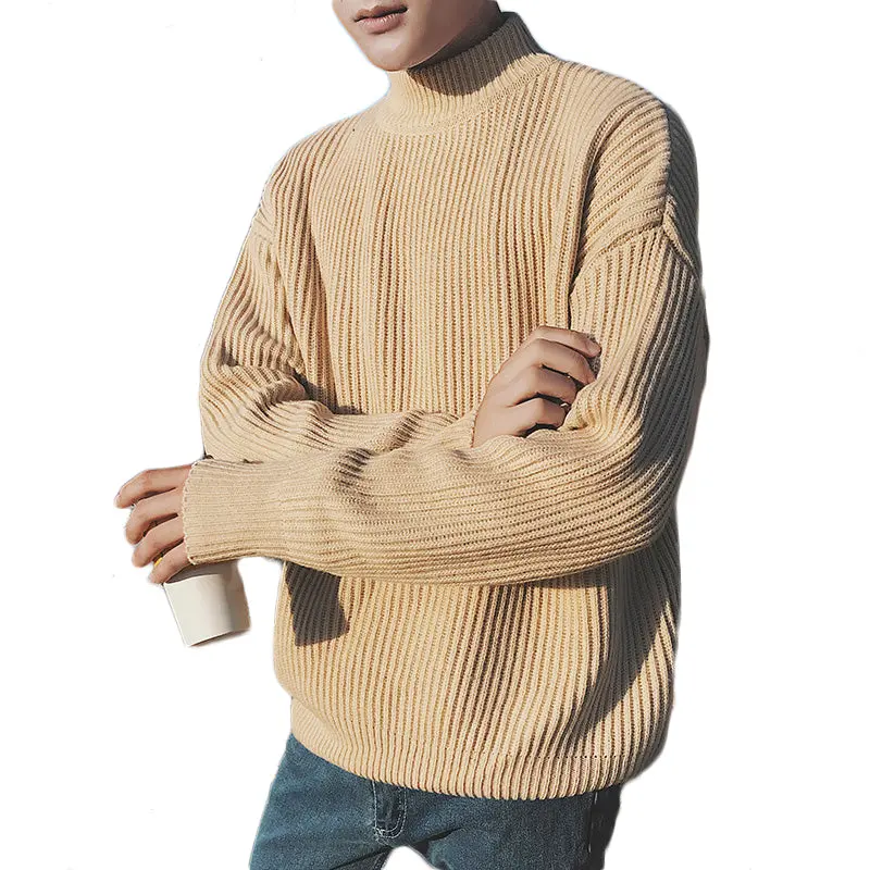 2017 Winter Men Sweater Thick Warm Wool Turtleneck Knitting Sweater Men Brand  Pullover Men Plus Size Christmas Mvt6 1