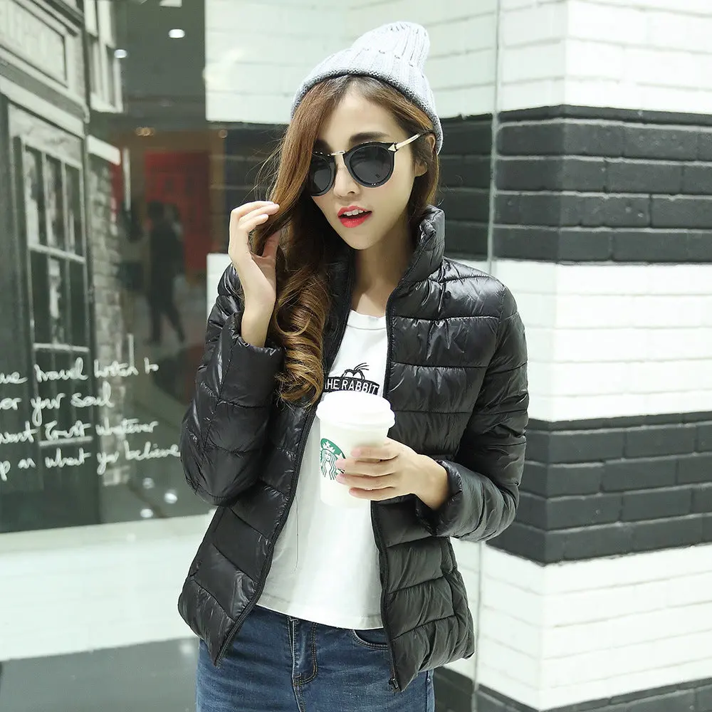 Women Cotton Coat Fashion Super Thin Warm Coat Jacket Slim Women Coat Jacket In Cold Weather Spring Autumn Coat Winter Outwear 1