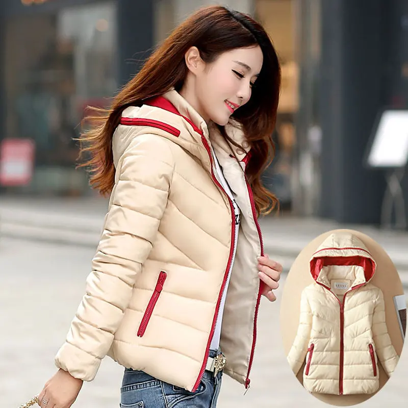 Fashion Women Warm Jacket Coat Slim Hooded Warm Women Jacket Coat Outwear Women Light Thick Winter Coat Jacket For Cold Weather 1