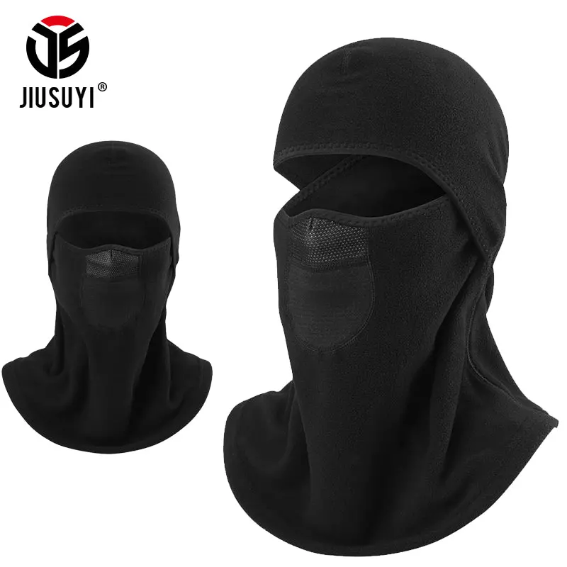 Thermal Polar Fleece Wool Neck Warmer Balaclava Breathable Windproof Bicycle Snowboard Workout Full Face Mask For Cold Weather 1