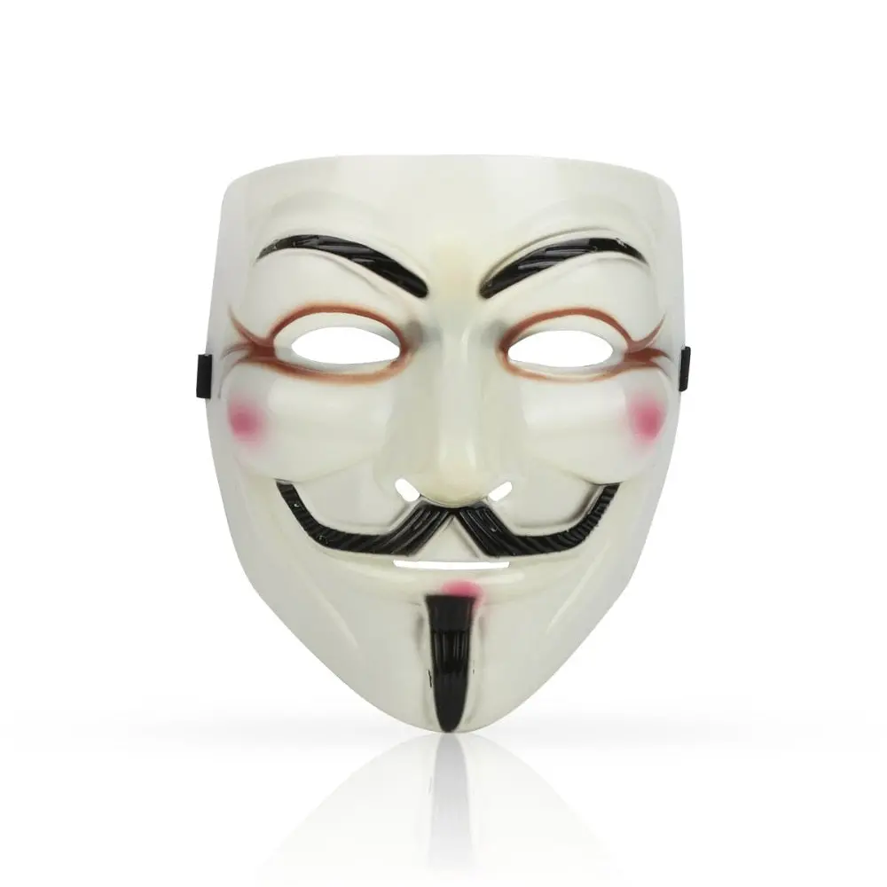 1Pcs  Hot Selling Party Masks V For Vendetta Mask Anonymous Guy Fawkes Fancy Dress Adult Costume Accessory Party Cosplay Masks 1