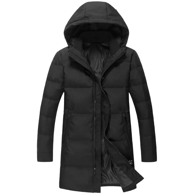 New Brand Russia Winter Men Casual 90%White Duck Down Jacket Men's Down Jackets And Coats Warm Jackets Down Overcoat 1