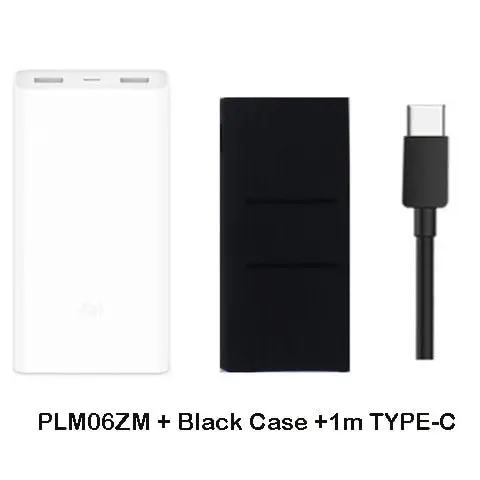 Original Xiaomi Power Bank 20000Mah 2C External Battery Portable Charging Dual Usb Qc3.0Mi 20000 Mah Powerbank Charger For Phone 4