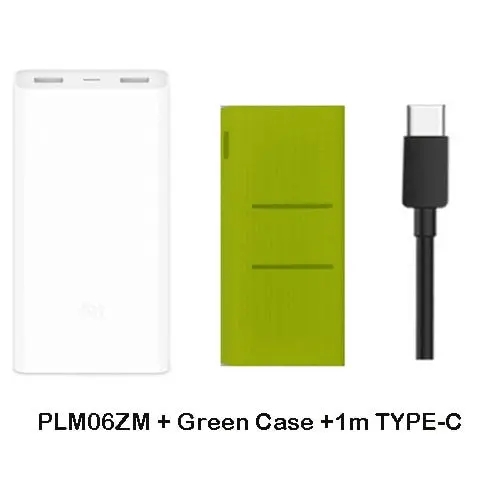 Original Xiaomi Power Bank 20000Mah 2C External Battery Portable Charging Dual Usb Qc3.0Mi 20000 Mah Powerbank Charger For Phone 2