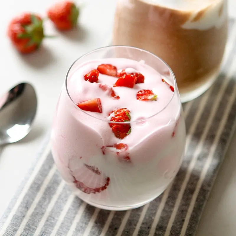 Crystal Smoothie Glasses Cup Fruit Dessert Water Drink Wine Beer Juice Yogurt Glass Jar Wedding Party Dinner Glassware 1